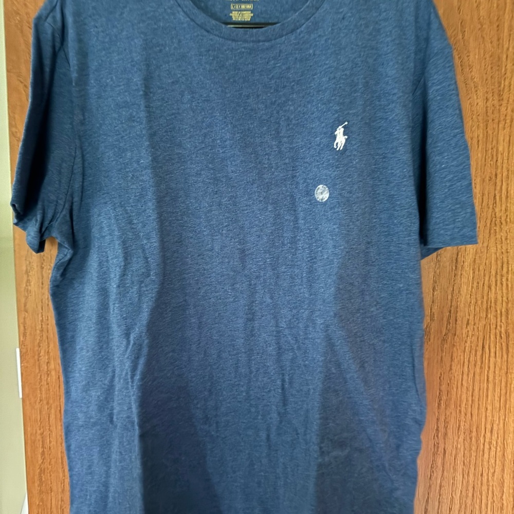 Polo by Ralph Lauren Heathered Blue Short Sleeve Tee